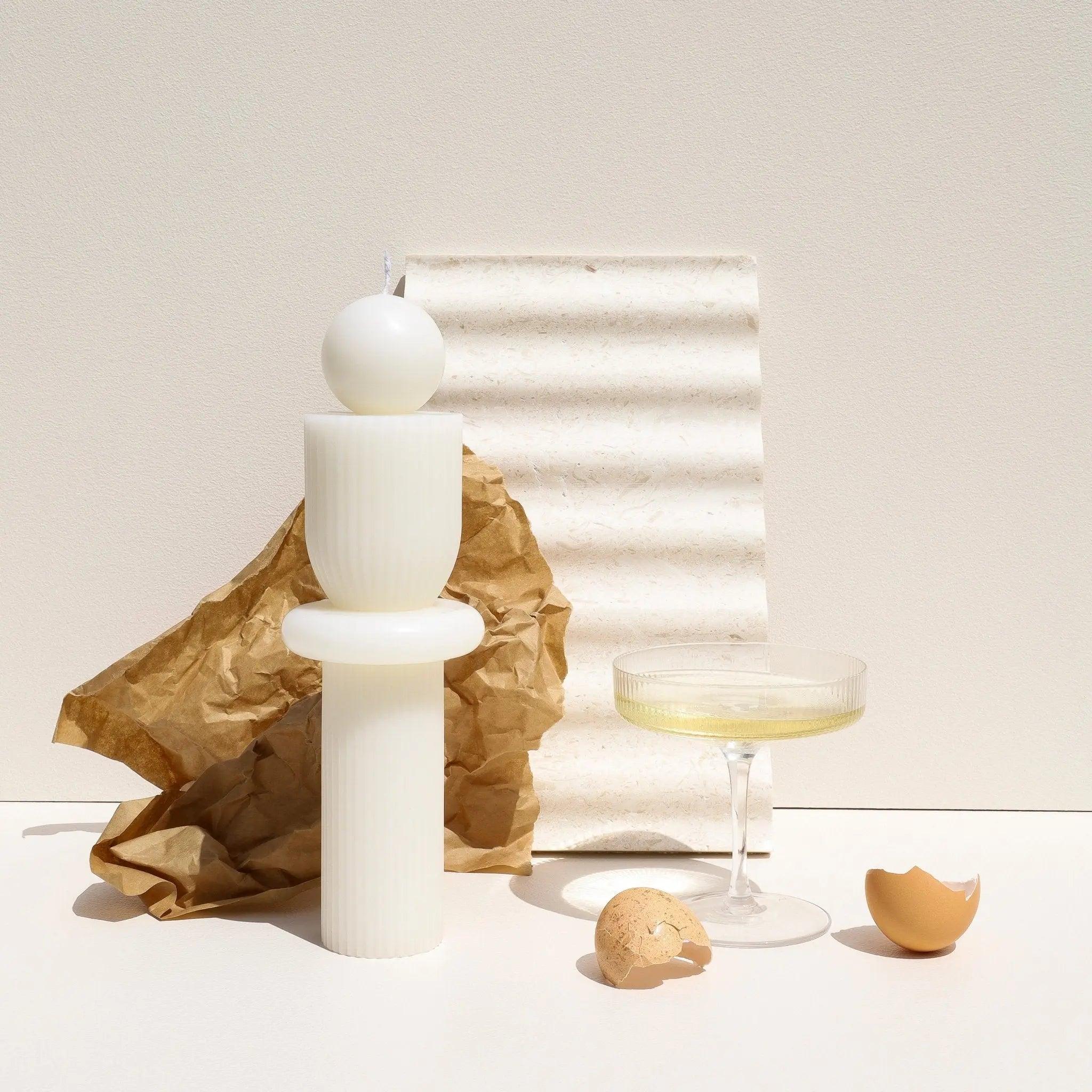 Barrenjoey Candle - White - Image 3