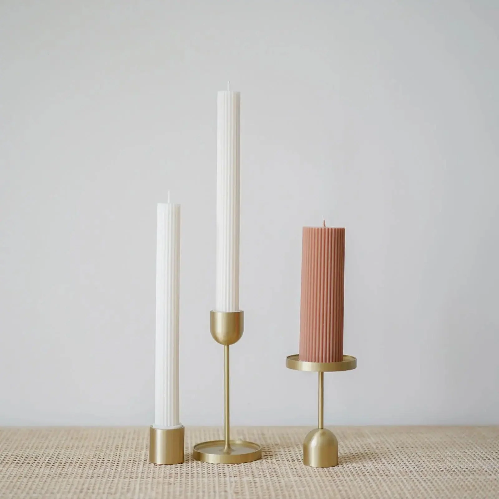 Fountain Brass Candle Holder-Medium - Image 6