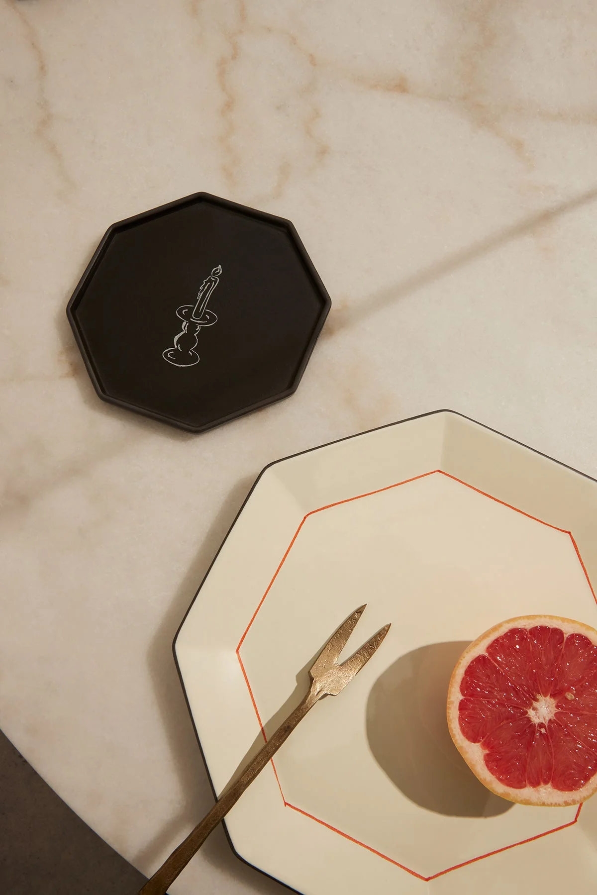 Gem Dinner Plate - Ivory - Image 3