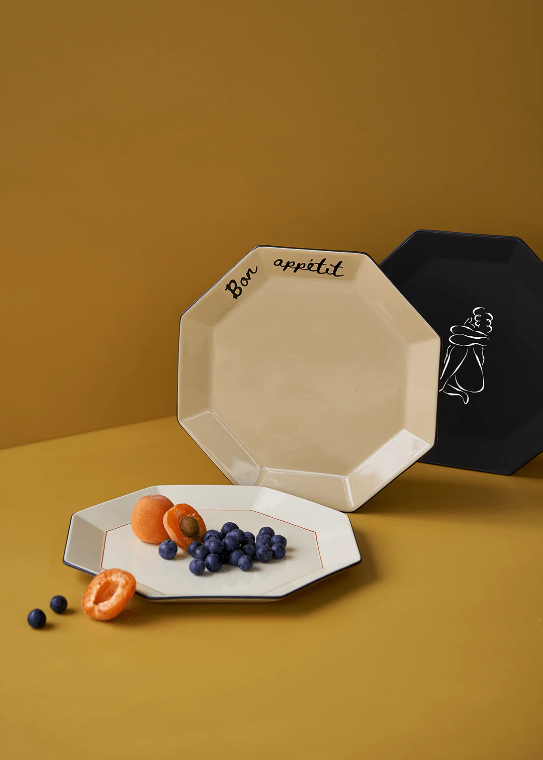 Gem Dinner Plate - Black - Image 5