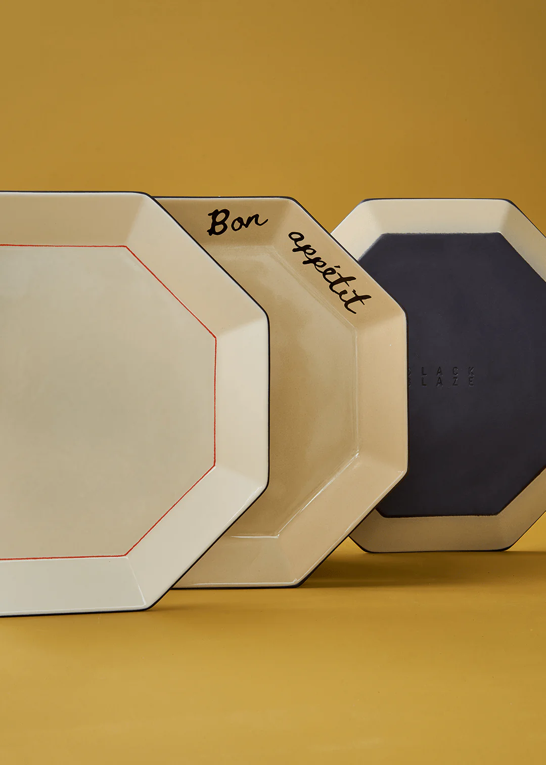 Gem Dinner Plate - Black - Image 4