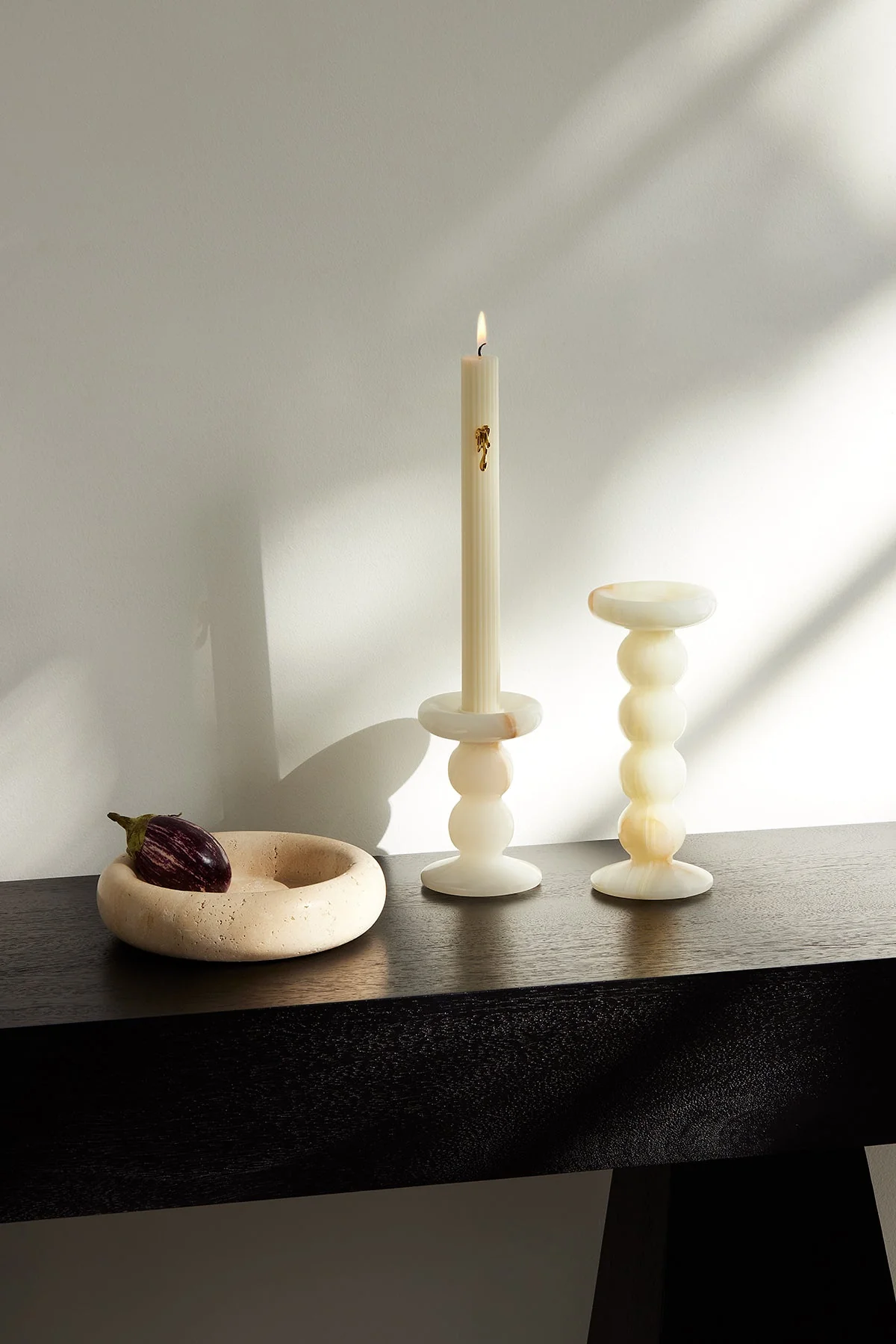 Halo Marble Tray - Travertine - Image 4