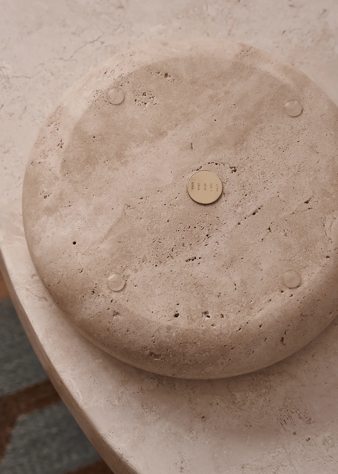 Halo Marble Tray - Travertine - Image 8