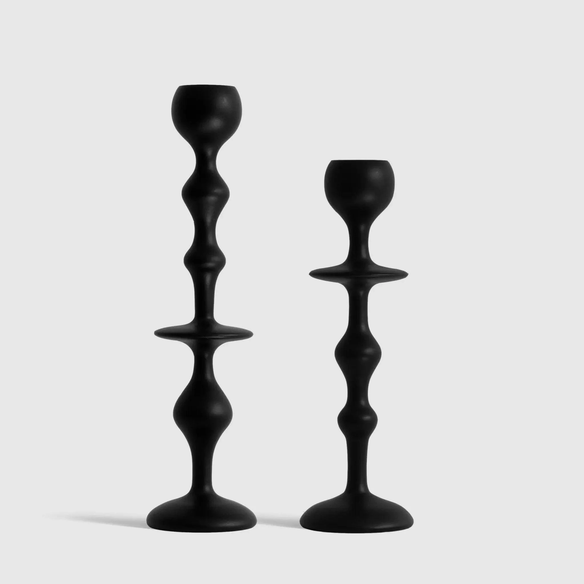 Infinity Candle Holder - Black Large - Image 3