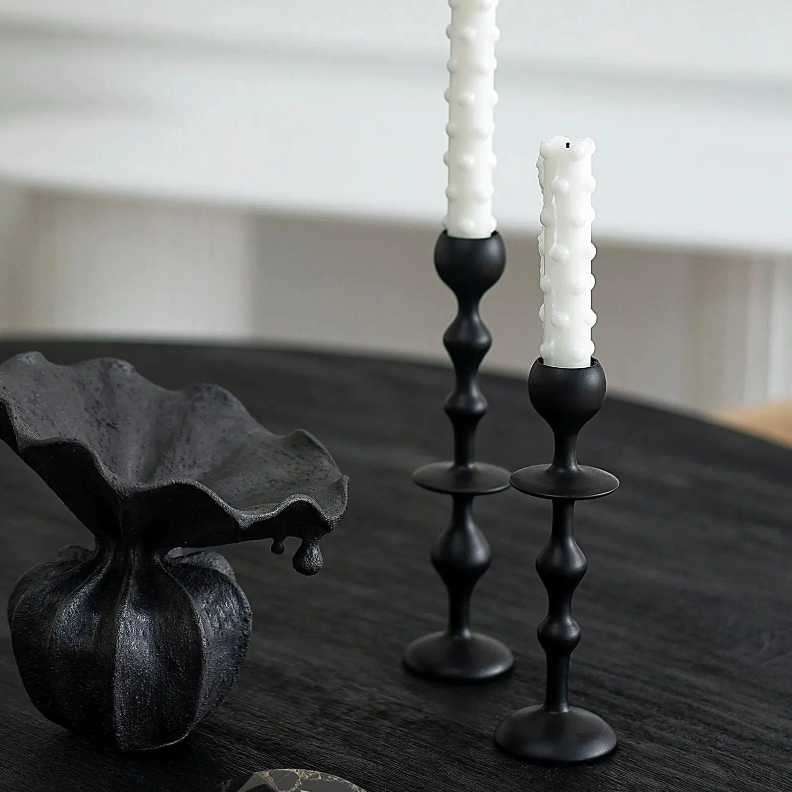 Infinity Candle Holder - Black Large - Image 5