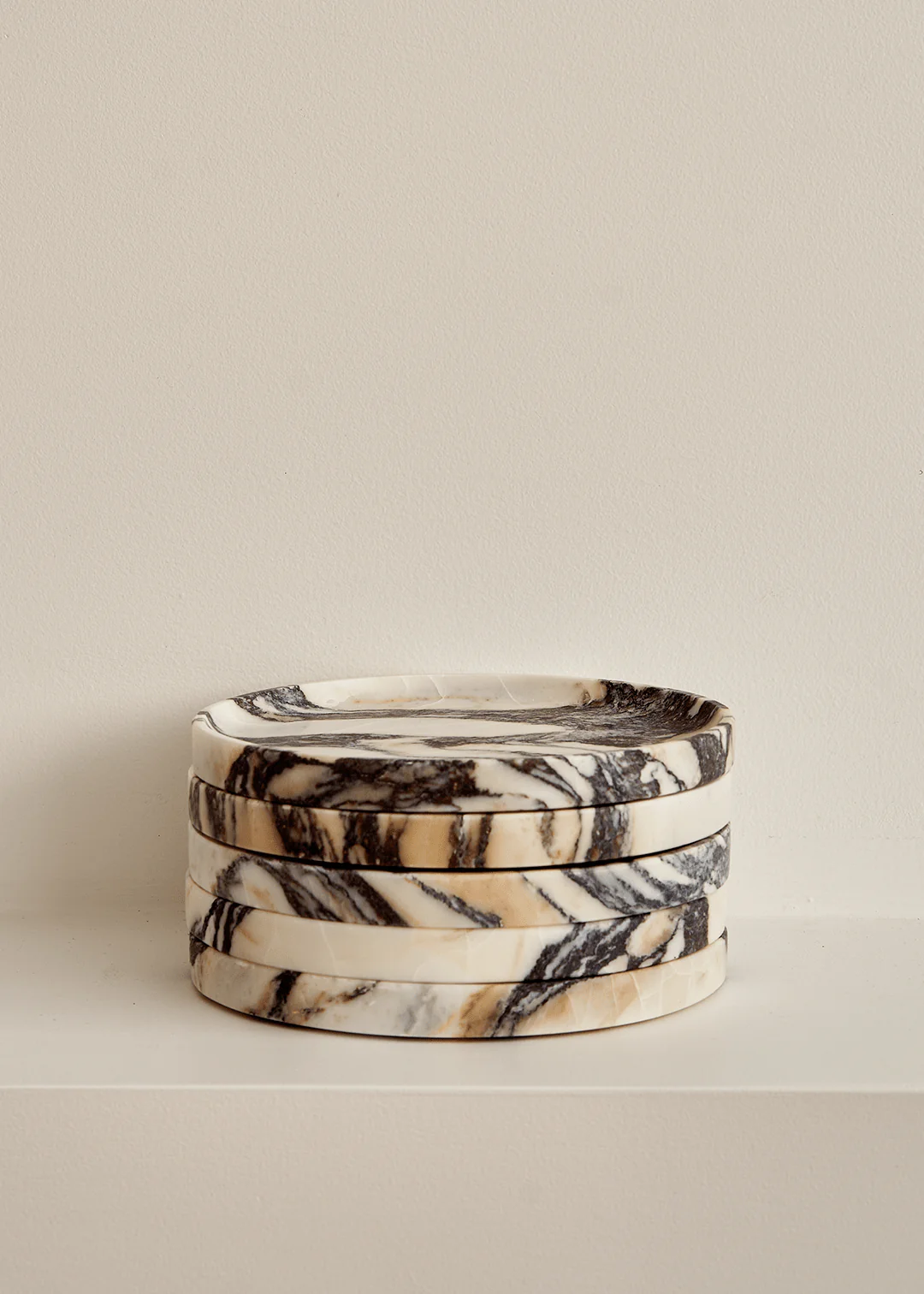 Linea Round Marble Tray - Image 7