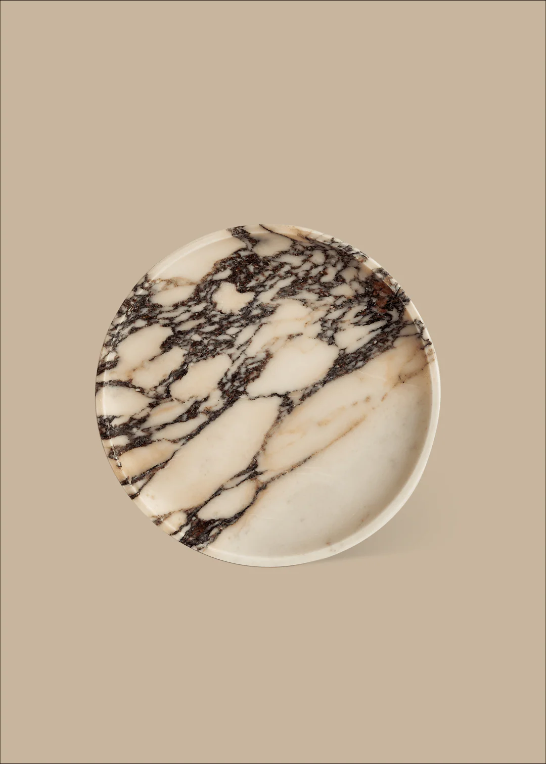 Linea Round Marble Tray - Image 9