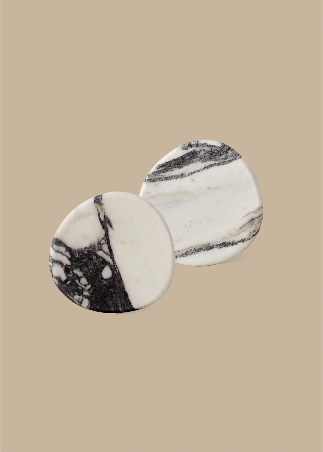 Marble Coaster Set - Calacatta Viola - Image 5