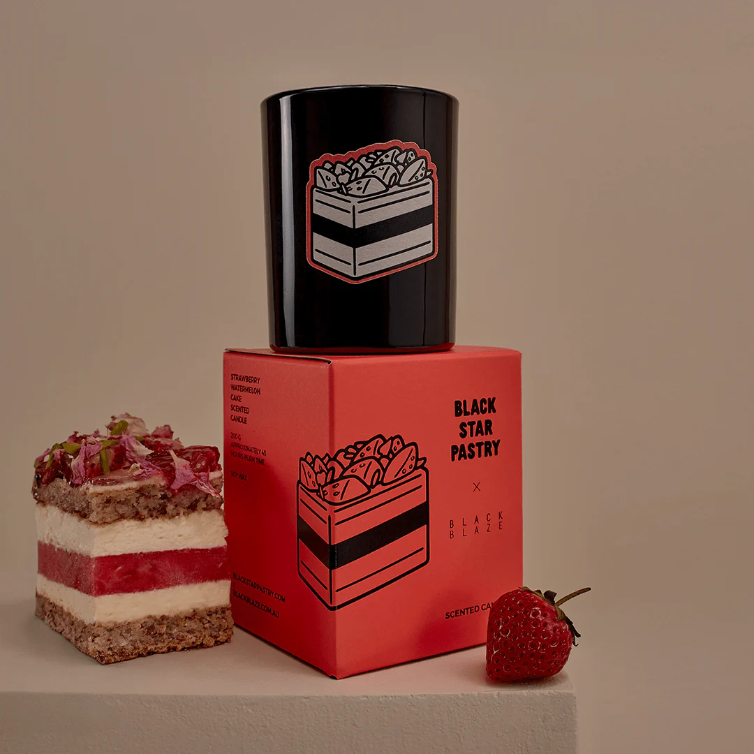 Strawberry Watermelon Cake Scented Candle - Image 5
